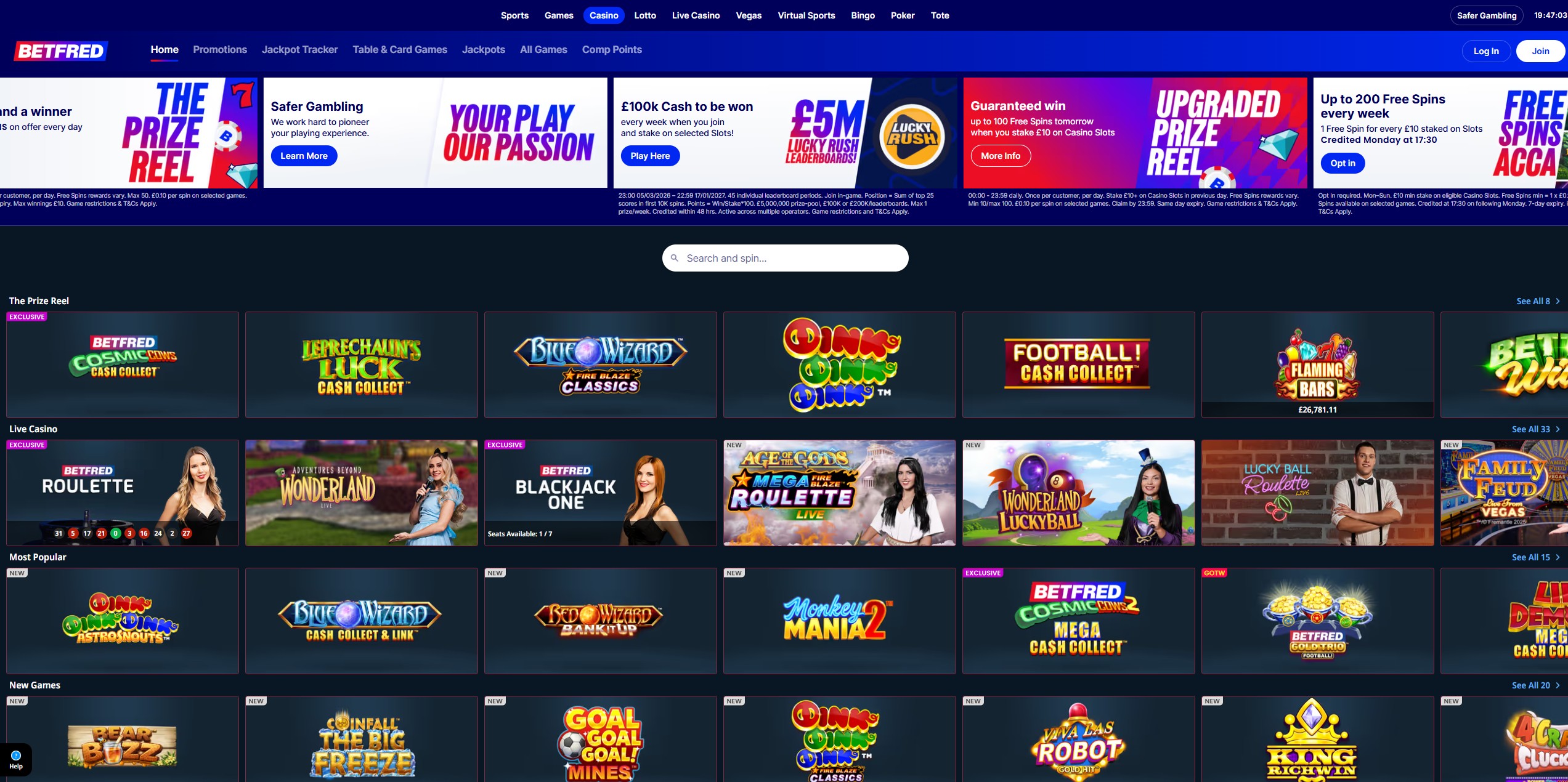 Betfred screenshot 2