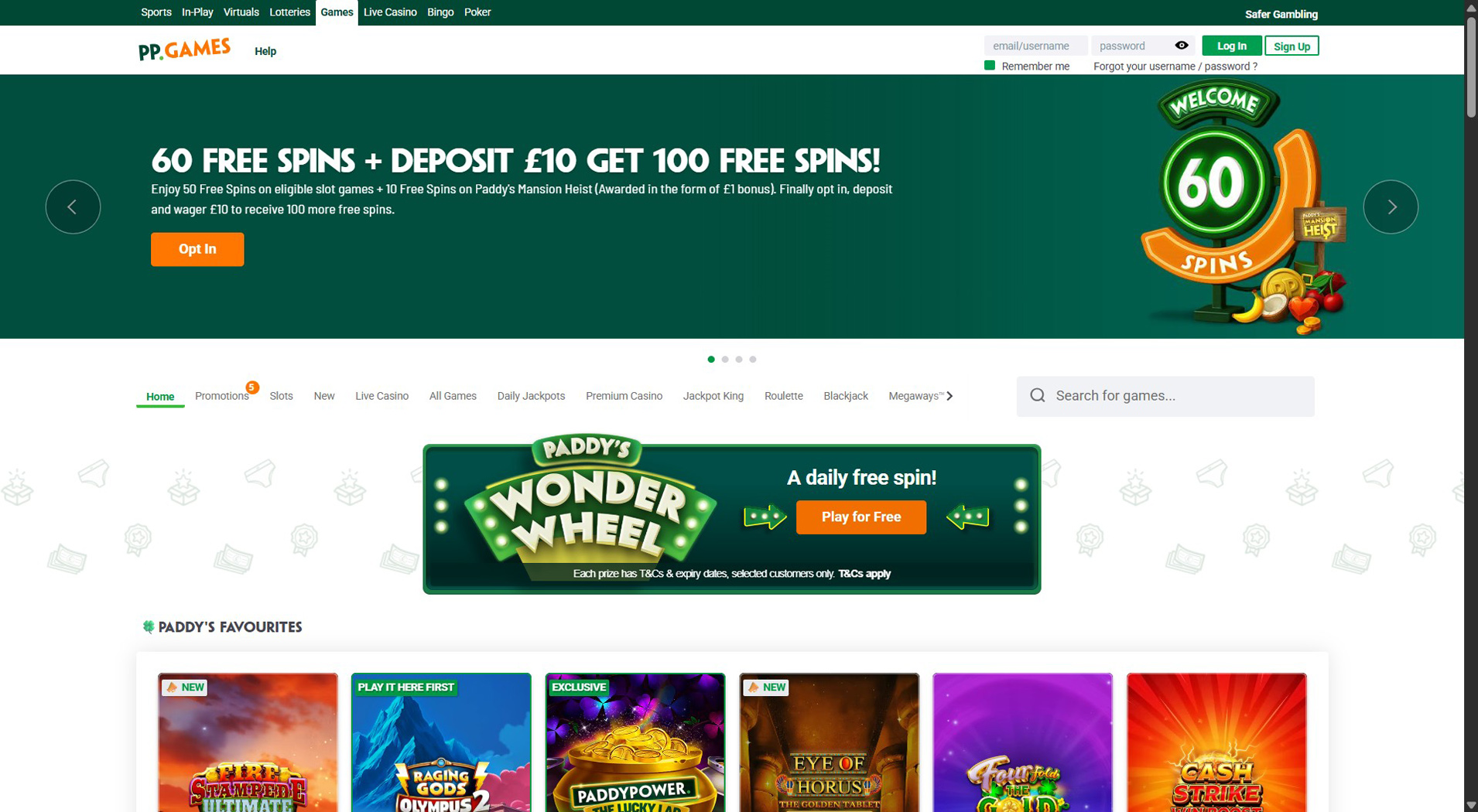 10. Paddy Power Games - Reliable Ukash Casino Pick